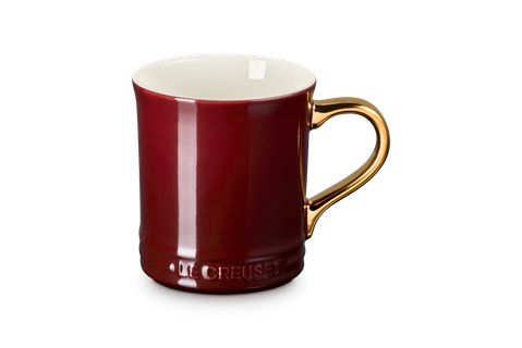 Le Creuset - Vancouver Mug with Gold Metallic Handle