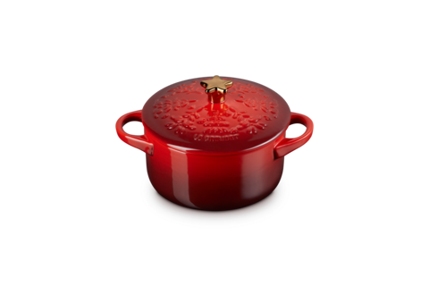 Le Creuset - Noël Collection Mini Cocotte with Gold Star Knob