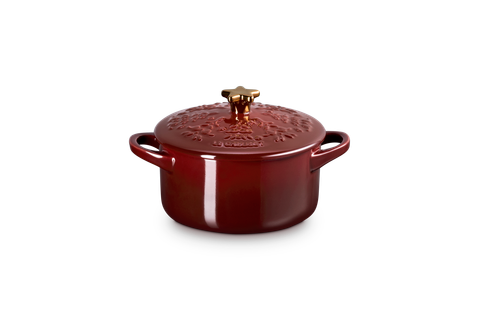 Le Creuset - Noël Collection Mini Cocotte with Gold Star Knob