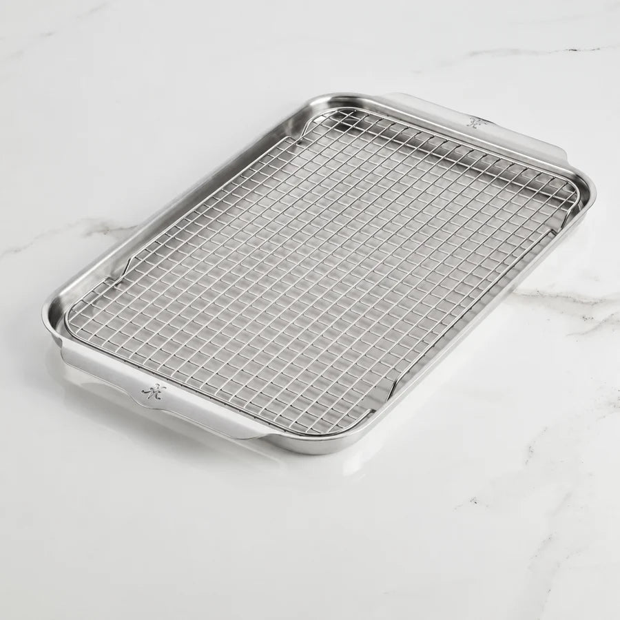 HESTAN OvenBond - Tri-ply Half Sheet Pan & Rack, 13-in x 18-in