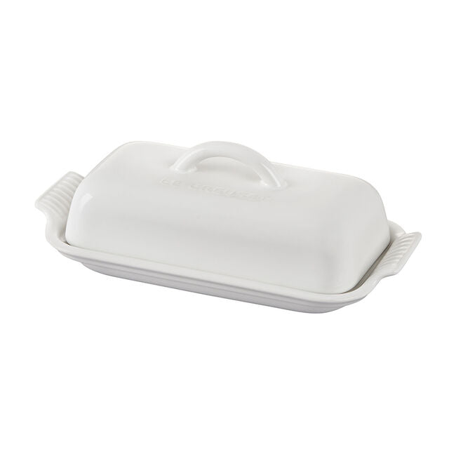 Le Creuset - Heritage Butter Dish - White