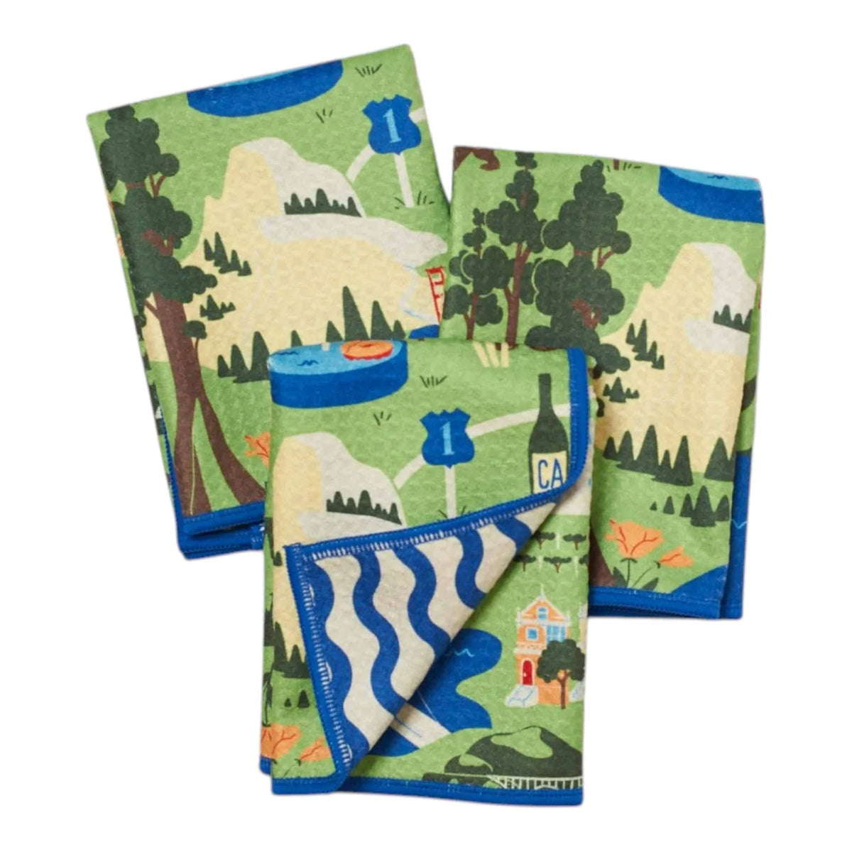 Once Again Might Mini Towel- Single Sided (Set of 3)