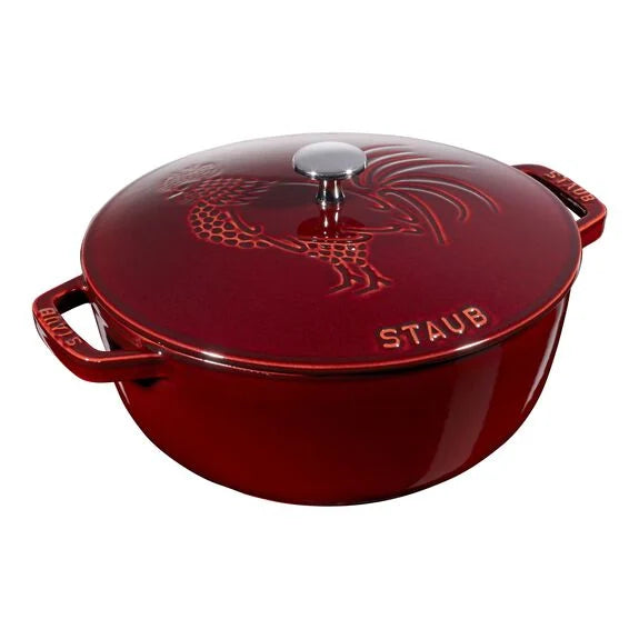 STAUB CAST IRON -  3.75 QT FRENCH OVEN