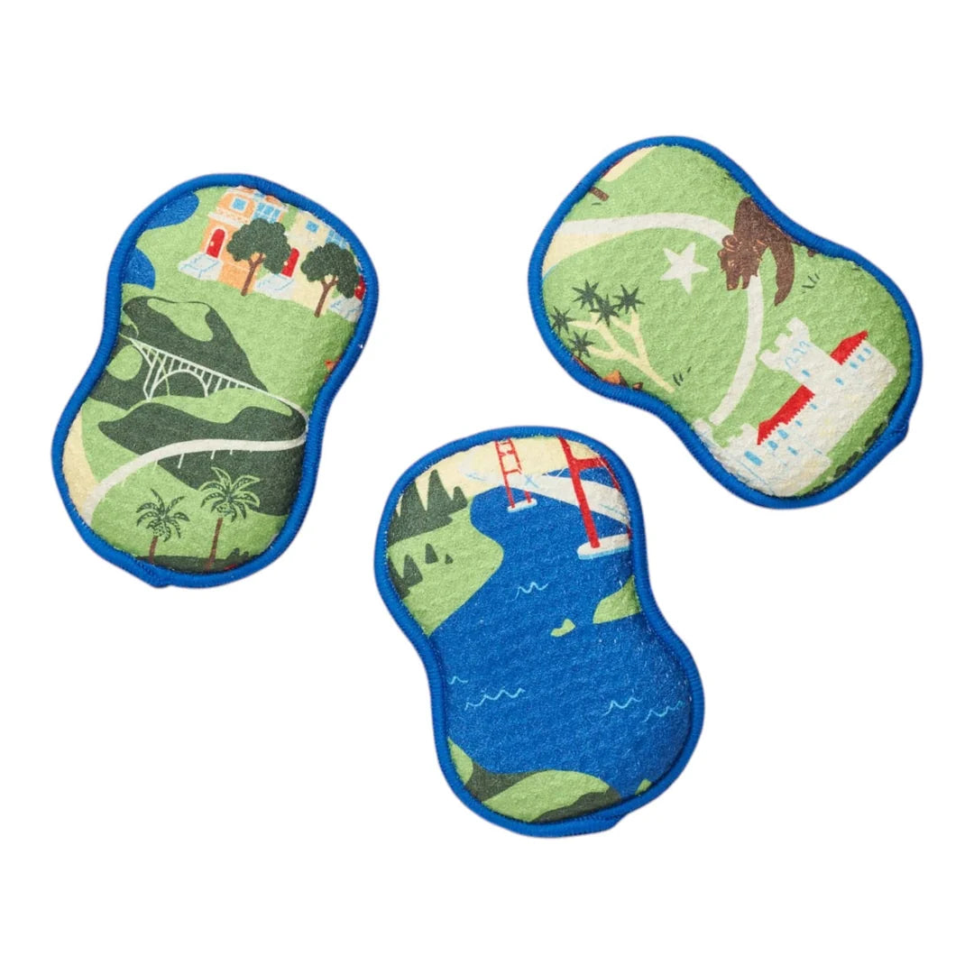 Once Again - Multicolor Sponges (Set of 3)
