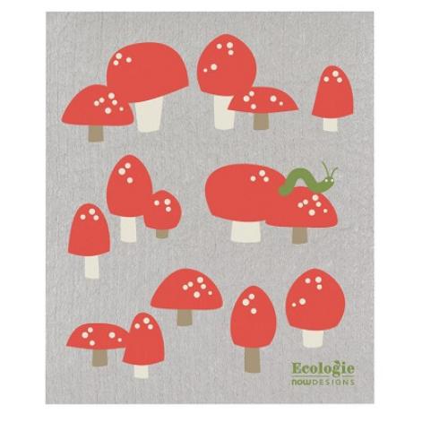 Now Designs Ecologie  - Totally Toadstools Swedish Dishcloth