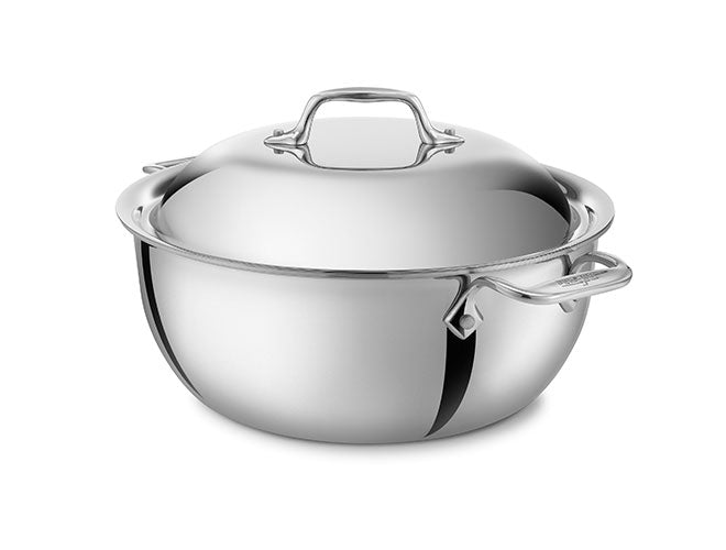 All Clad D3 - Dutch Oven w/Lid 5.5 Qt. Stainless