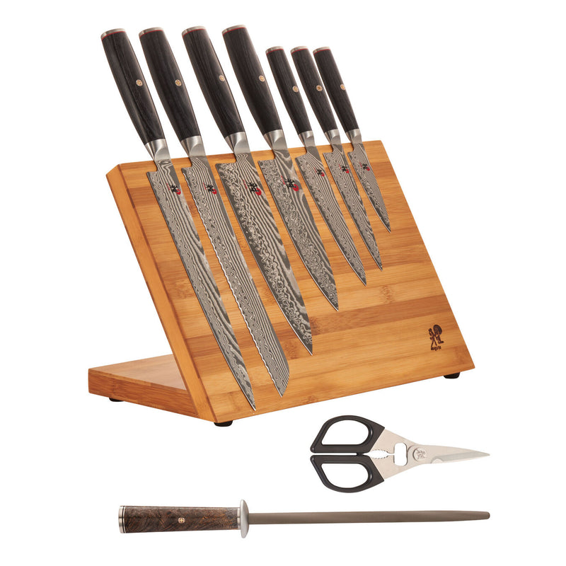 MIYABI KAIZEN II - 10-PC, KNIFE BLOCK SET, BLACK MATTE