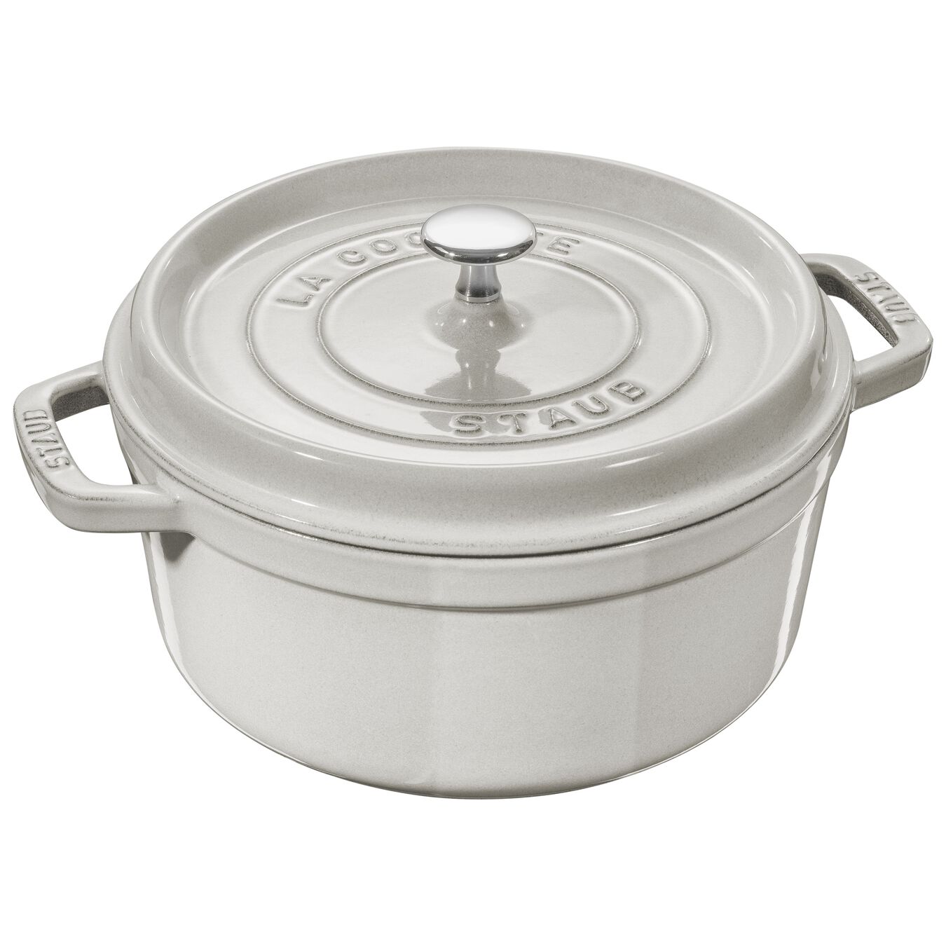 STAUB CAST IRON - 2.75 QT, ROUND COCOTTE