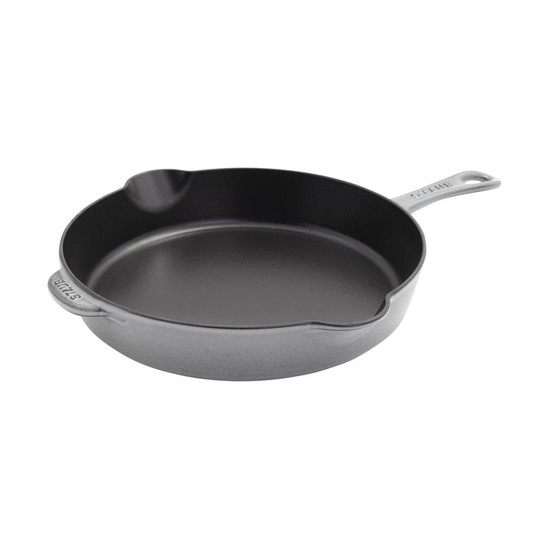 STAUB CAST IRON -  11-INCH DEEP FRYING PAN