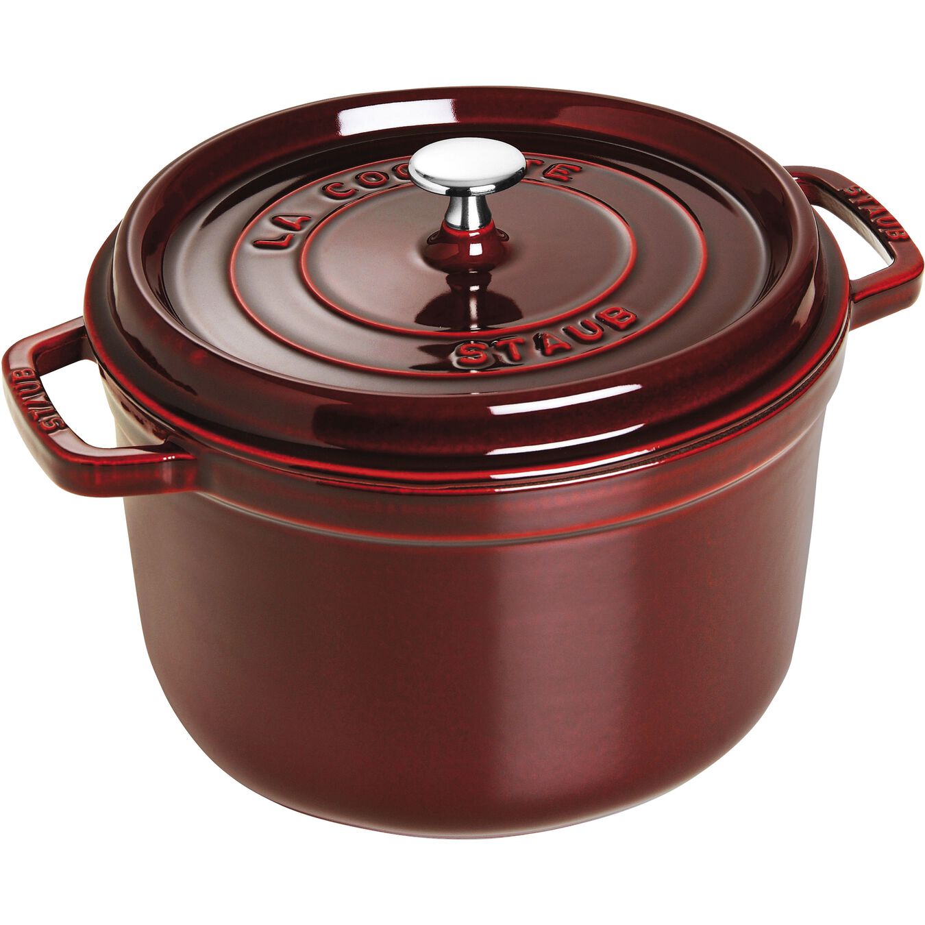  Staub Cast Iron Dutch Oven 5-qt Tall Cocotte, Made in