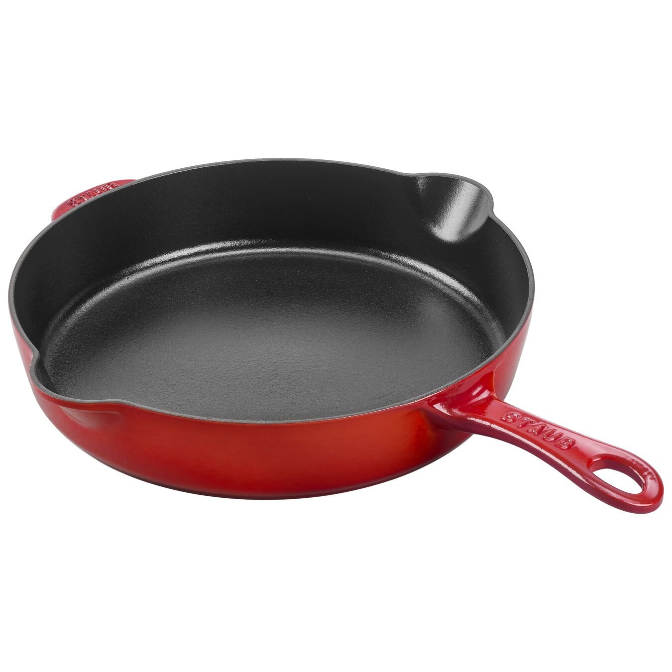 STAUB CAST IRON -  11-INCH DEEP FRYING PAN