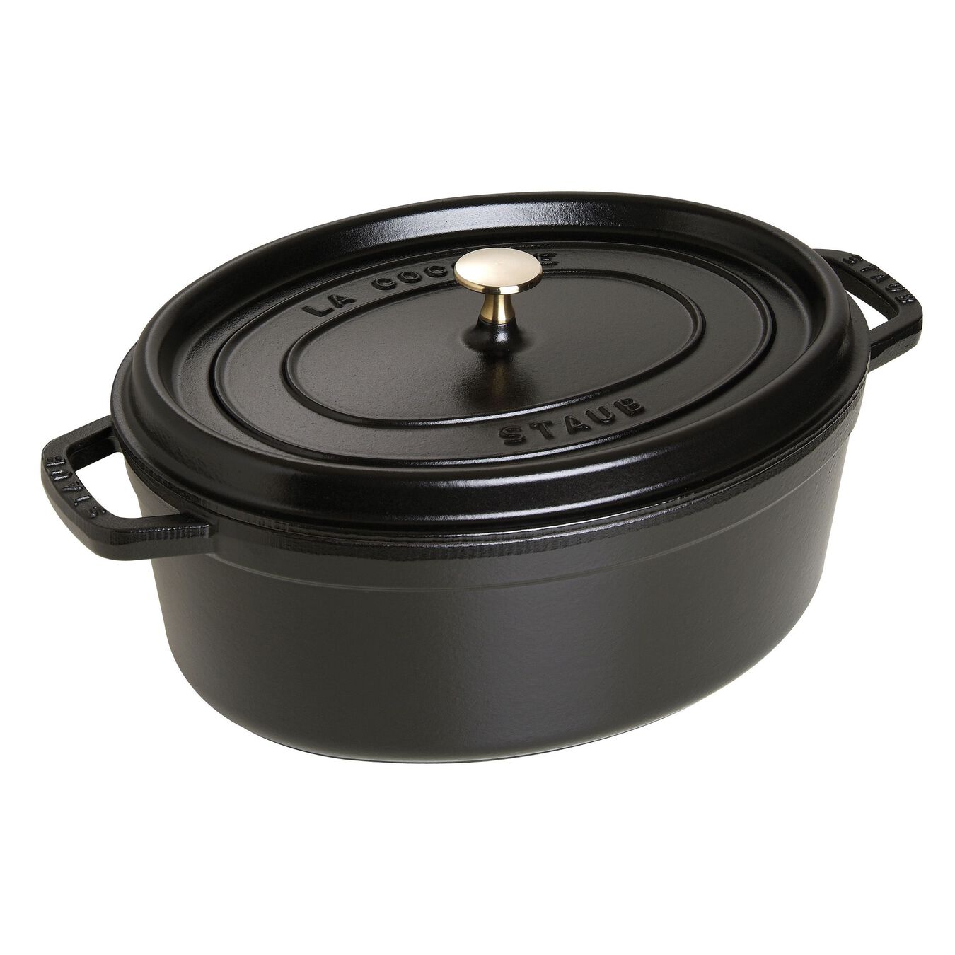STAUB CAST IRON -  7-QT, OVAL COCOTTE