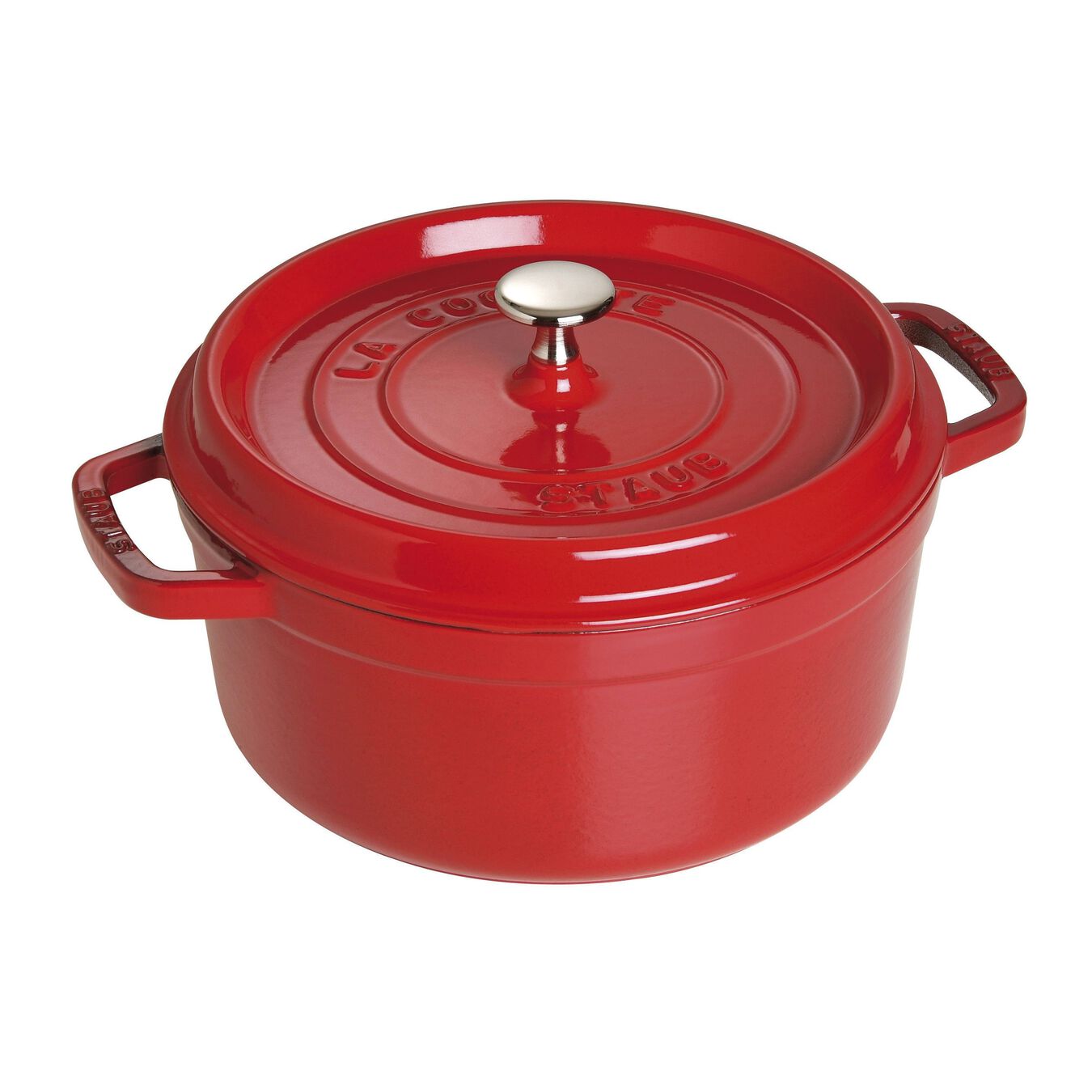 STAUB CAST IRON -  5.5-QT ROUND COCOTTE