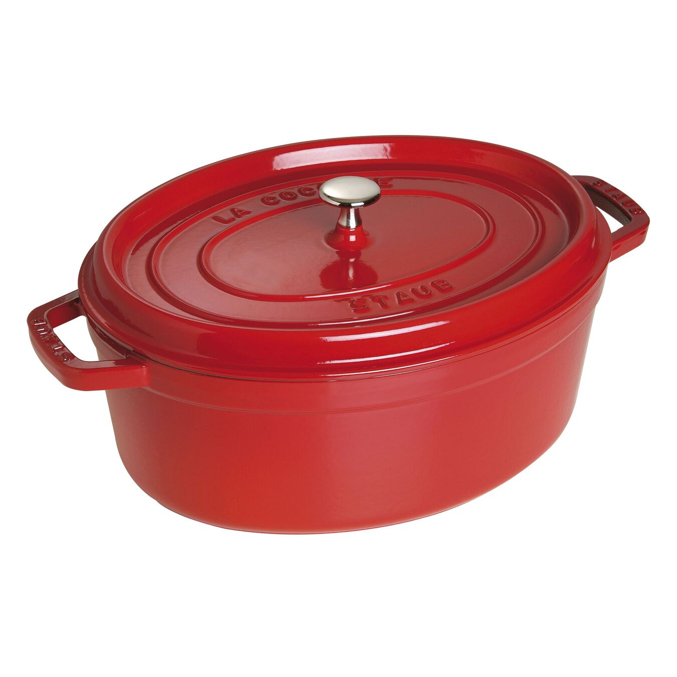 STAUB CAST IRON -  7-QT, OVAL COCOTTE
