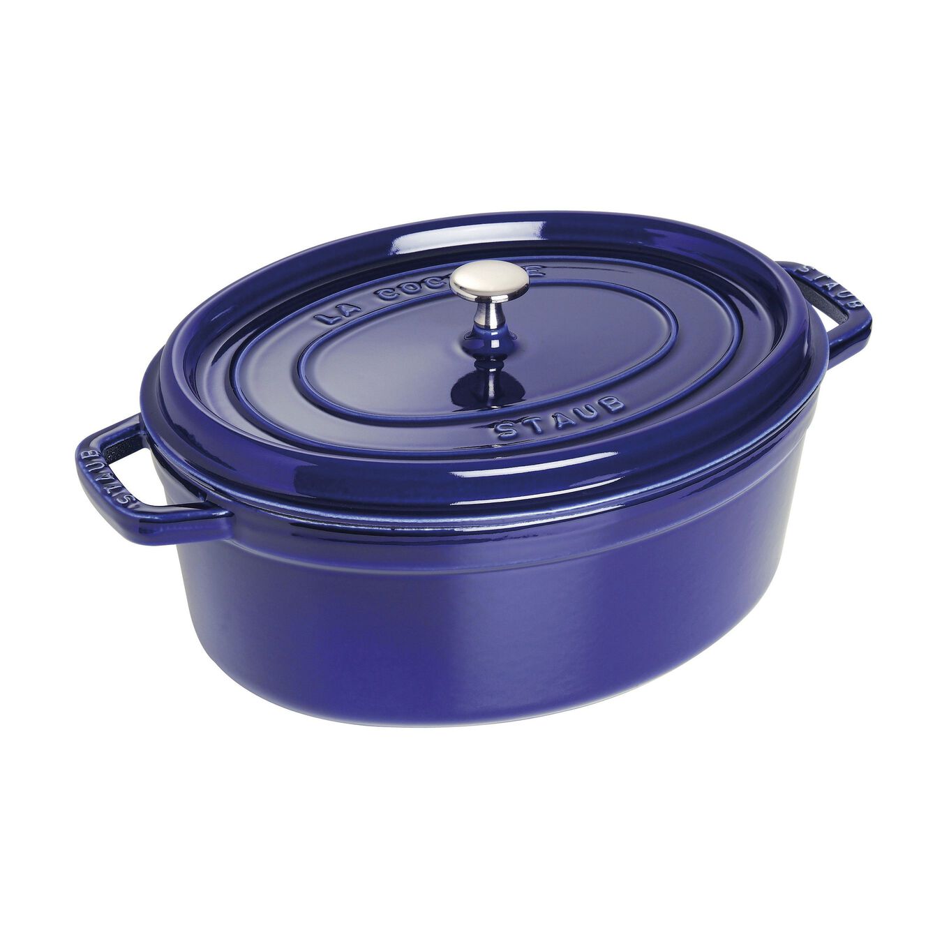 STAUB CAST IRON -  7-QT, OVAL COCOTTE