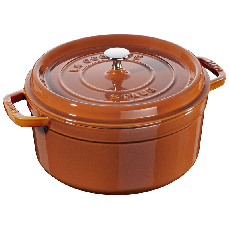 STAUB CAST IRON -  5.5-QT ROUND COCOTTE