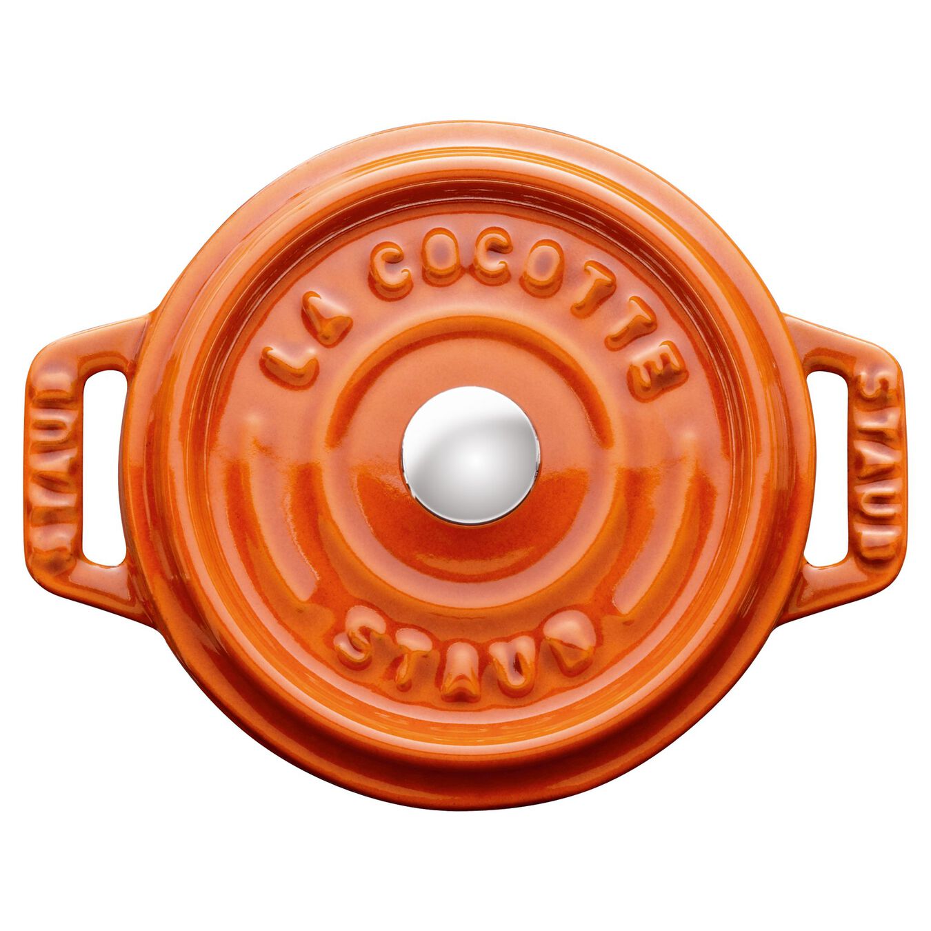Staub Cast Iron 5.5-Quart Round Cocotte - Burnt Orange