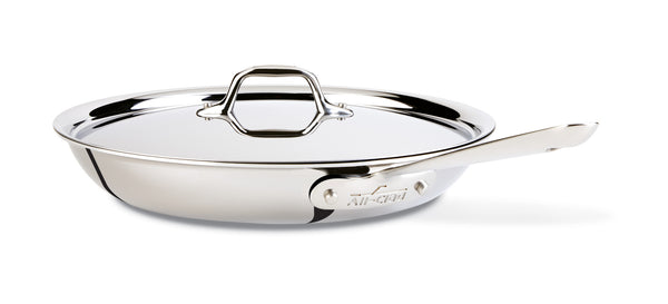 All Clad D3 - Fry Pan w/Lid Stainless