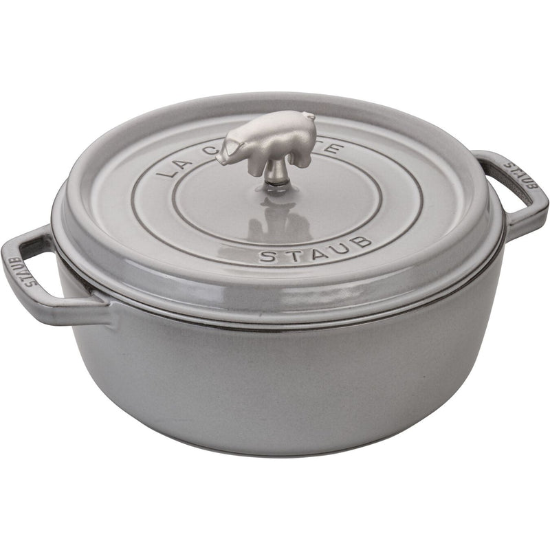 STAUB CAST IRON - 6 QT ROUND COCOTTE