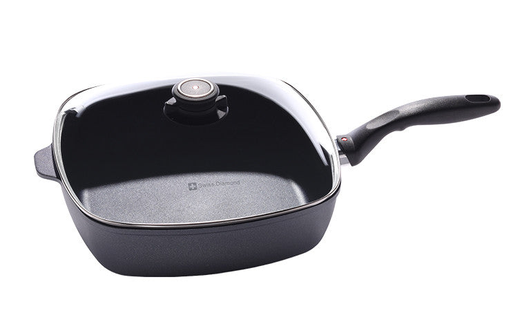 Swiss Diamond - XD Nonstick Square Saute Pan With Lid - 5 QT (11 X 11")