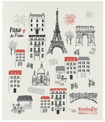 Now Designs Ecologie  - Paris Je Taime Swedish Dishcloth