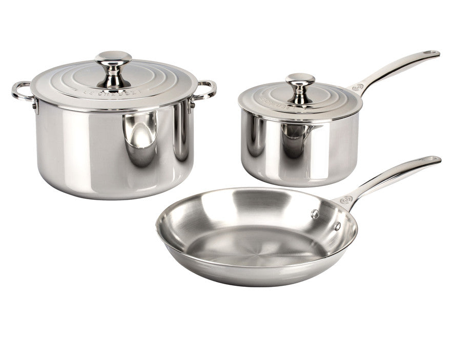 Le Creuset - 5-Piece Stainless Steel Set