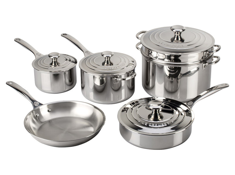 Le Creuset - 10-Piece Stainless Steel Set