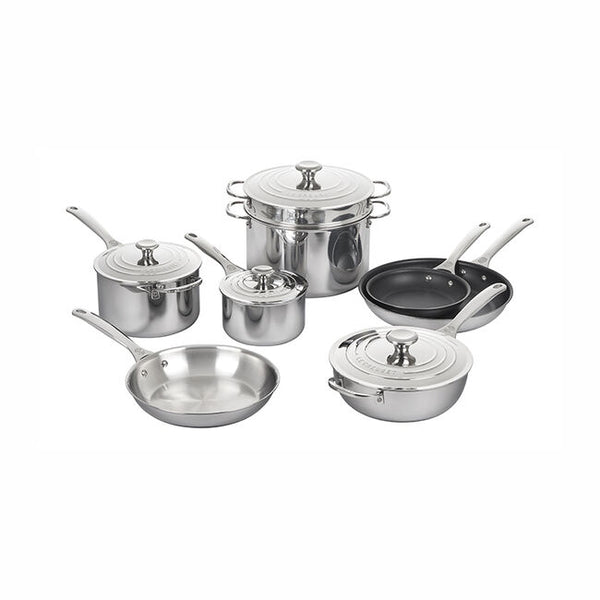 Le Creuset - 12-Piece Stainless Steel Set