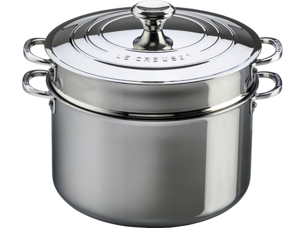 Le Creuset - Stainless Steel Stockpot with Colander Insert (10")