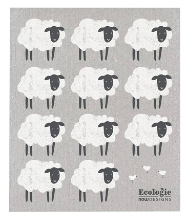 Now Designs Ecologie  - Counting Sheep Swedish Dishcloth