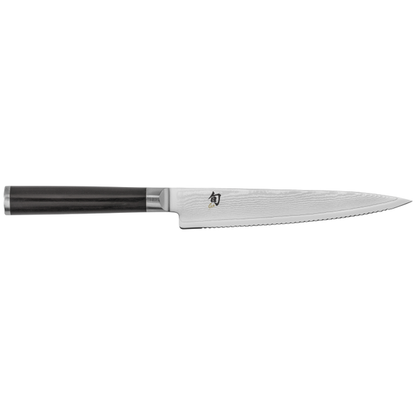 Shun - Classic Serrated Utility  6"