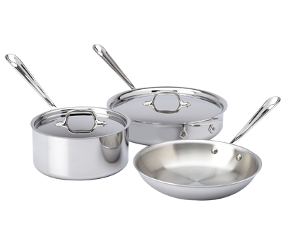 All Clad d3 - 5 Piece Set