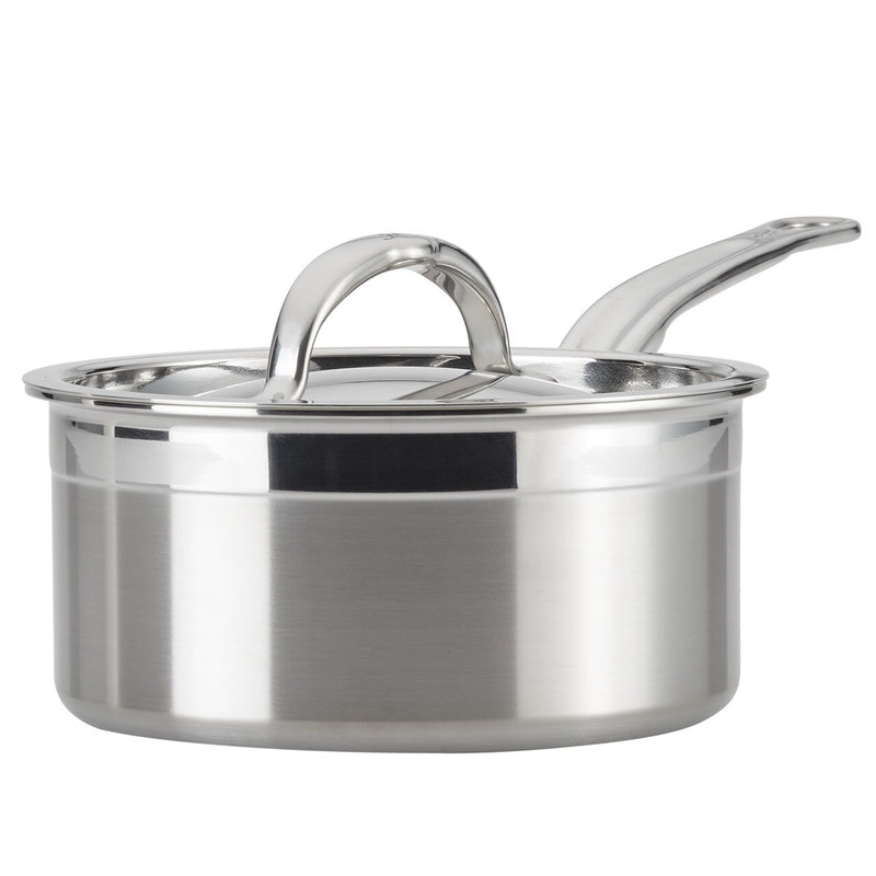 Hestan ProBond Forged Stainless Steel - 3 Qt Covered Saucepan