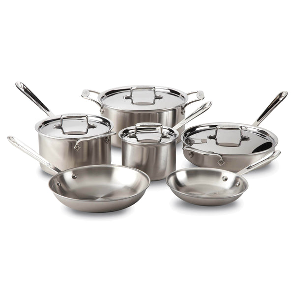 All Clad D5 - 10 piece cookware Set