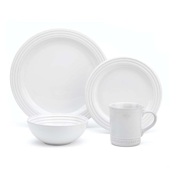 Le Creuset - 16 Piece Dinnerware Set - White