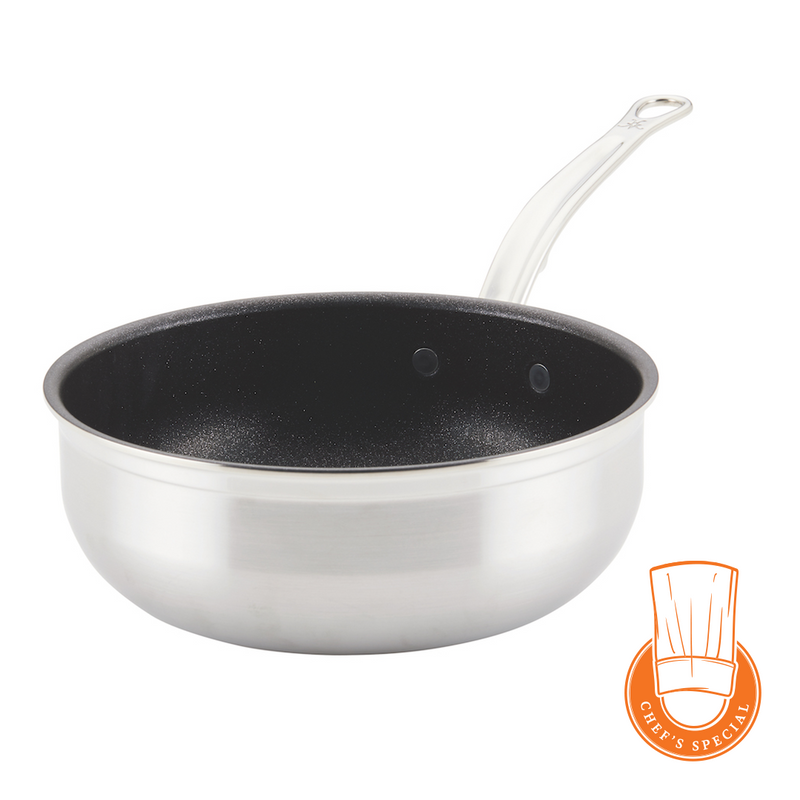 Hestan Professional Clad Stainless Steel Titum Nonstick Essential Pan - 3.5 Qt