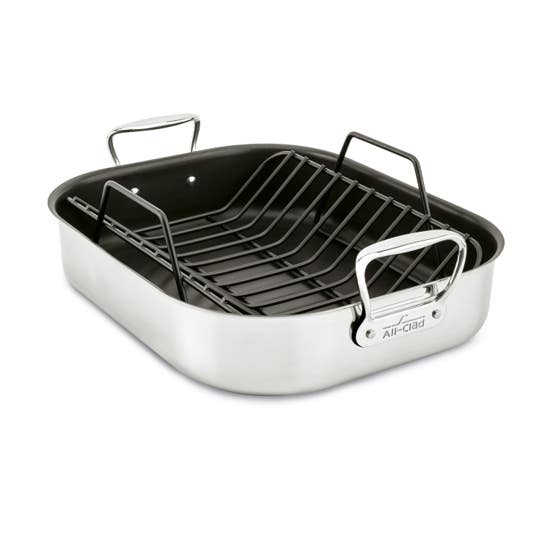 All Clad - Large Nonstick Roaster w/ Nonstick Rack