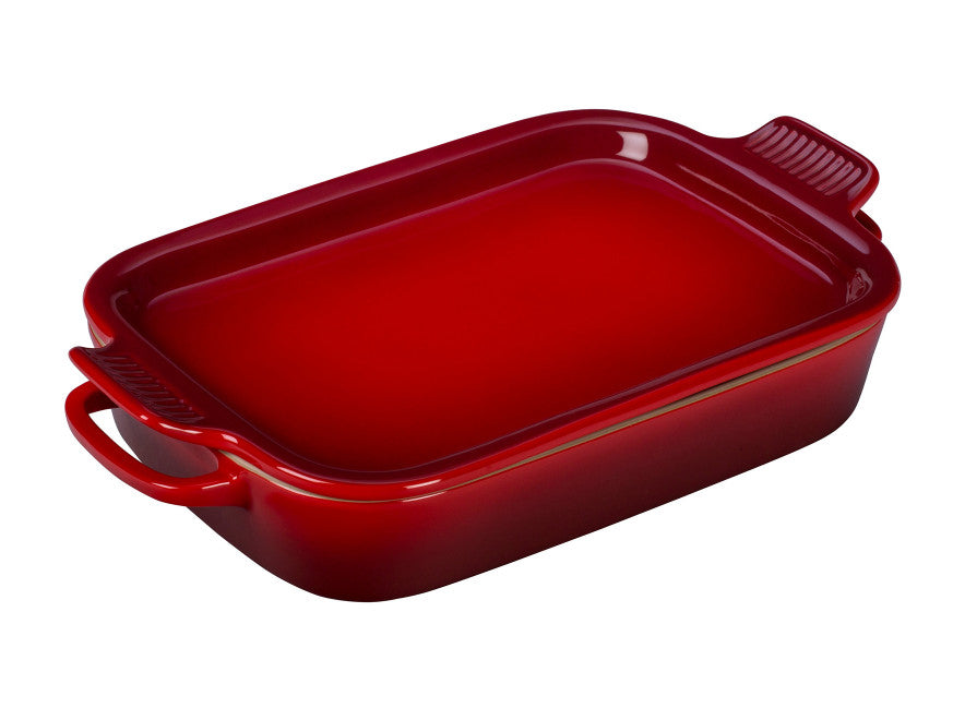 Le Creuset - Rectangular Dish with Platter Lid 2.75Qt - Cerise