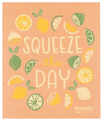 Now Designs Ecologie  -  Squeeze The Day Dishcloth