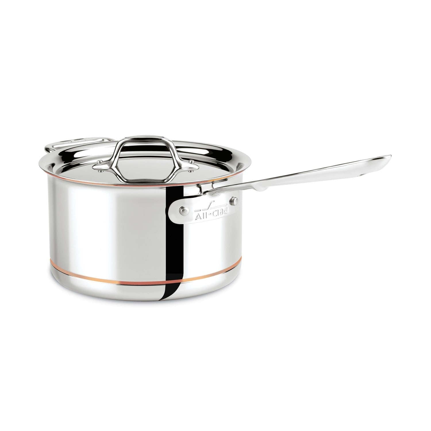 All Clad Copper Core - Sauce Pan w/Lid & Loop 4 Qt.