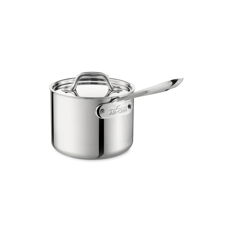 All Clad d3 - Sauce Pan Stainless 1.5 Qt.